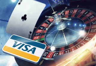 Рулетка казино и карта Виза